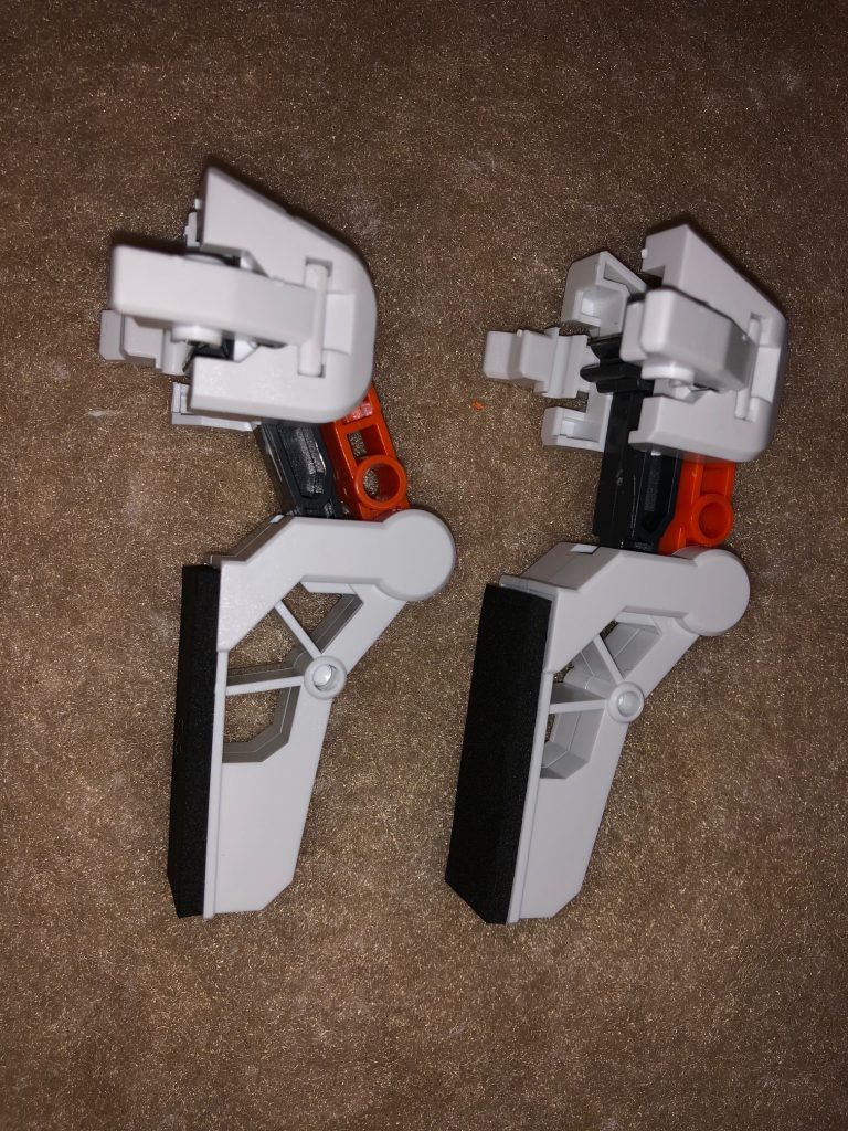 2 completed grip parts